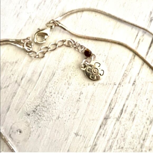 Liz and Co silver tone circle necklace - Picture 6 of 12